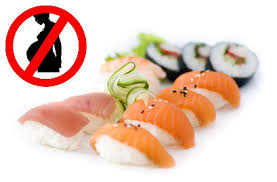 Prohibición del sushi durante el embarazo
